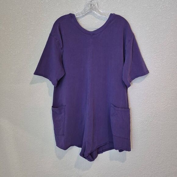 Free People Movement Hot Shot Tee Romper Size S - Picture 1 of 6